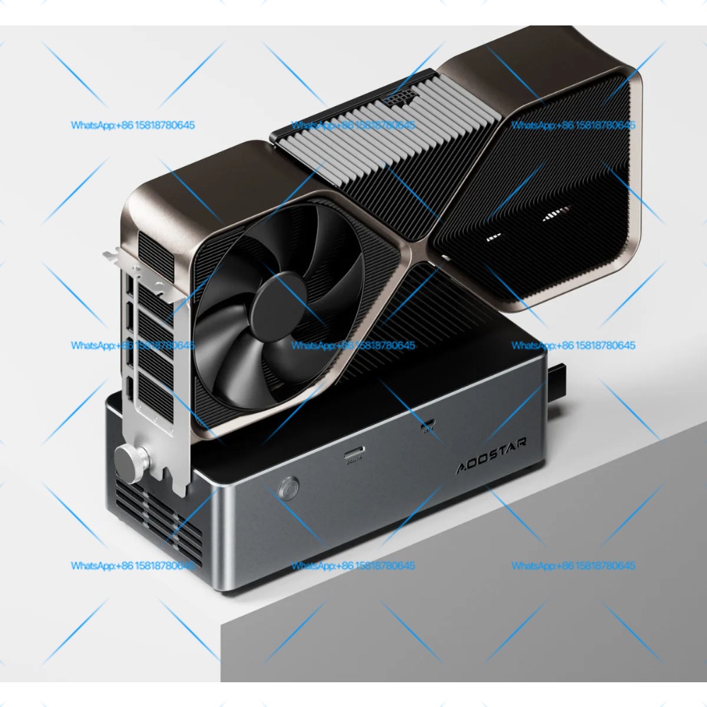 Oculink Egpu Dock Graphics Card - AOOSTAR AG02 แท่นเชื่อมต่อการ์ดจอภายนอกพร้อม OCulink USB4, แหล่งจ่ายไฟ